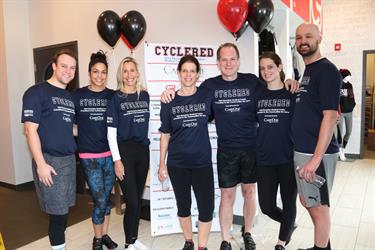Saint Barnabas Medical Center's 2019 CycleRed Event