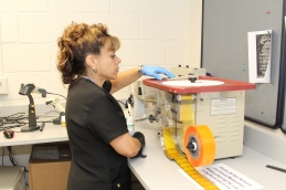 Pharmacist using state of the art technology at Newark Beth Israel Medical Center
