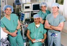 team of neuro-anesthesiologists