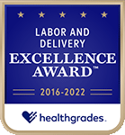 Healthgrades Excellence Award - Labor and Delivery