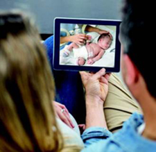 AngelEye technology allows parents to watch and talk to their baby