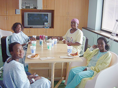 Patients Sitting Around Table