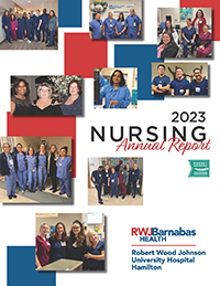 RWJ Hamilton  Nursing Annual Reports