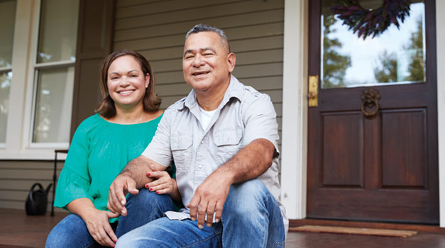 Healing Homes Program - Couple on the porch