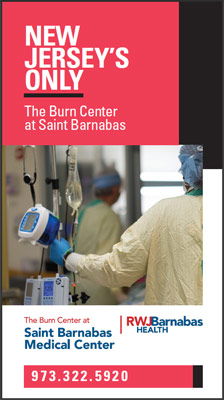 The Burn Center at Saint Barnabas brochure