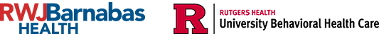 RWJBarnabas Health and Rutgers University Behavioral Health Care logos