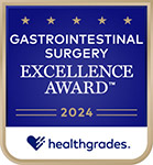 Healthgrades Gastrointestinal Surgery Excellence Award 2024