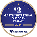 Healthgrades - RWJUH Somerset #2 in State for Gastrointestinal Surgery