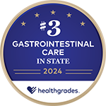 Healthgrades - RWJUH Somerset #3 in State for Gastrointestinal Care