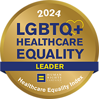 Leader in LGBTQ Health Care Equality Index from the Human Rights Campaign Foundation