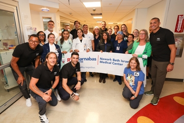 FIFA President Gianni Infantino & Legends Visit Newark Beth