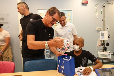 FIFA President Gianni Infantino & Legends Visit Newark Beth