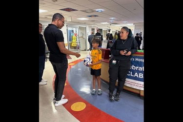 FIFA President Gianni Infantino & Legends Visit Newark Beth