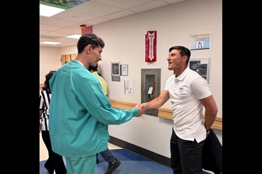 FIFA President Gianni Infantino & Legends Visit Newark Beth