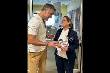 FIFA President Gianni Infantino & Legends Visit Newark Beth