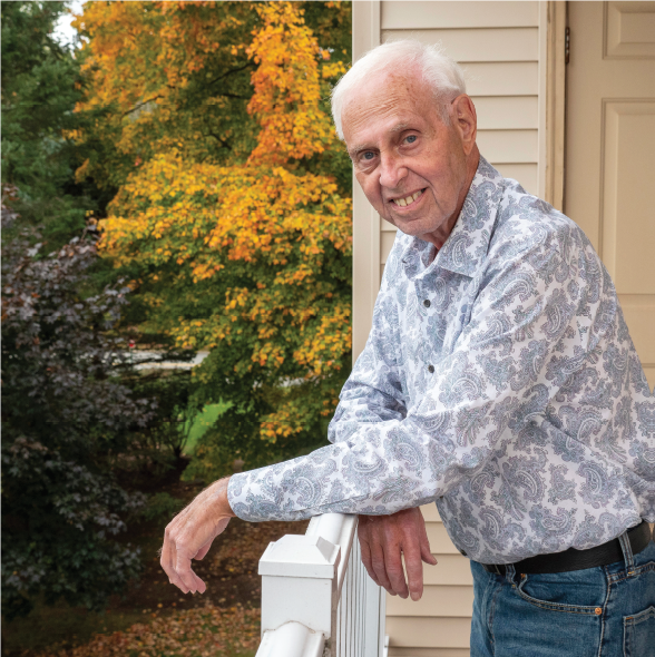 Bob Rudnick is doing well after the detection and removal of a large cyst on his pancreas. “I’ve been lucky,” he says.