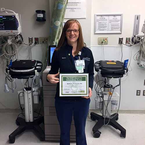 Bethany Nystrand, RN the Emergency Department at JCMC