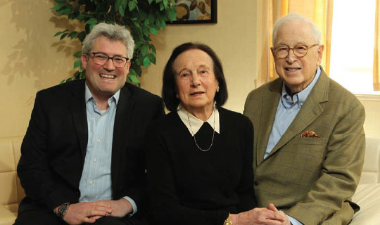 MMC medical oncologist Seth Cohen, MD, with Judi and David Marrus