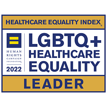 LGBTQ HealthCare Equality Leader Award Logo