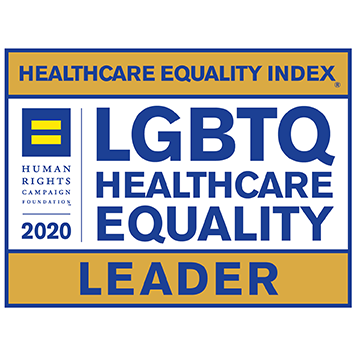 LGBTQ HealthCare Equality Leader Award Logo