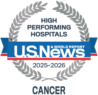 US News and World Report High Performing Hospital - Cancer