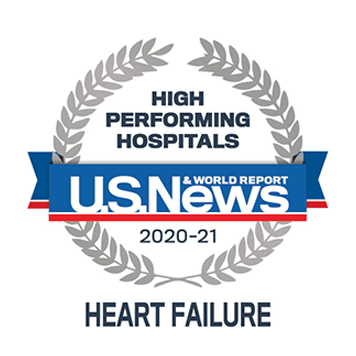 U.S. News Top Performing Hospitals – Heart Failure
