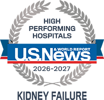 US News and World Report High Performing Hospital - Kidney Failure