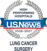 US News Lung Cancer Surgery 2026-20275 badge