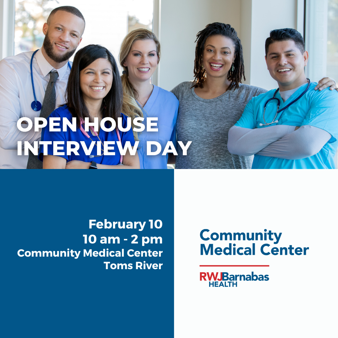 February 10 Open House Interview Day in Toms River