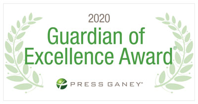Guardian of Excellence Award Press Ganey 2020