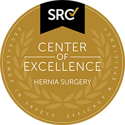 Center of Excellence Hernia Surgery badge