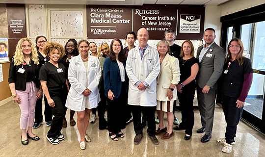 The Cancer Center at Clara Maass Medical Center group photo