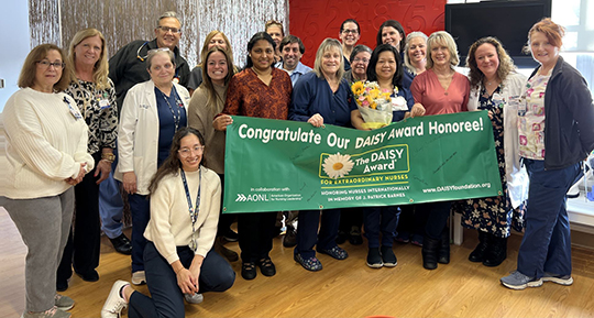 Annie Nudas has been honored with MMC’s DAISY Award