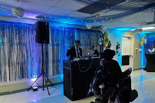 DJ Hosts Prom