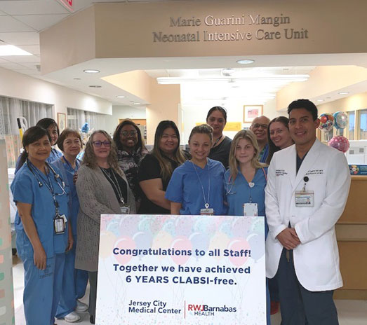 JCMC NICU Achieves 6-Year CCLABSI-Free