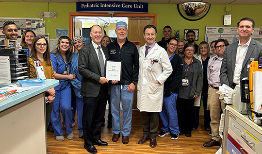 Monmouth Medical Center’s Chief of Pediatric Surgery Dr. Mark McCollum has been named Physician of the Month for January