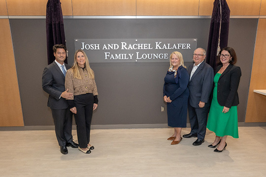 Josh and Rachel Kalafer Family Lounge