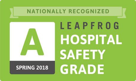 Leapfrog Hospital Safety Grade A Spring 2018