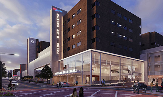 Newark Beth Israel Medical Center lobby rendering
