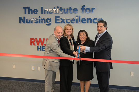 The Institute for Nursing Excellence at a ribbon cutting ceremony
