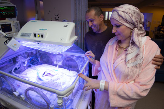 mom, Abla Boutaba, and dad, Salim Mostefaoui, welcomed five babies: three girls, Nouha, Tala and Rouba, and two boys, Elmahdi and Elhadi