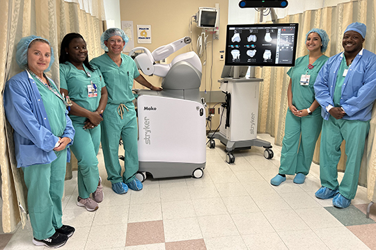RWJ Somerset Mako Robotics Surgery