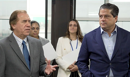 New Jersey General Assembly Speaker Craig J. Coughlin and Mark E. Manigan
