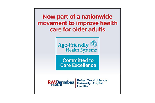 Robert Wood Johnson University Hospital Hamilton Recognized as an Age-Friendly Health System