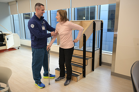 healthcare worker with patient