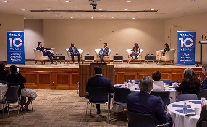 State officials discuss the landscape of addiction in New Jersey during a panel.