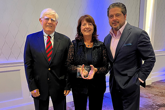 Susan with Mark and husband