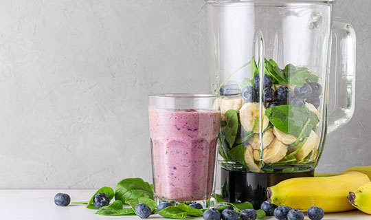 blueberry and spinach smoothie
