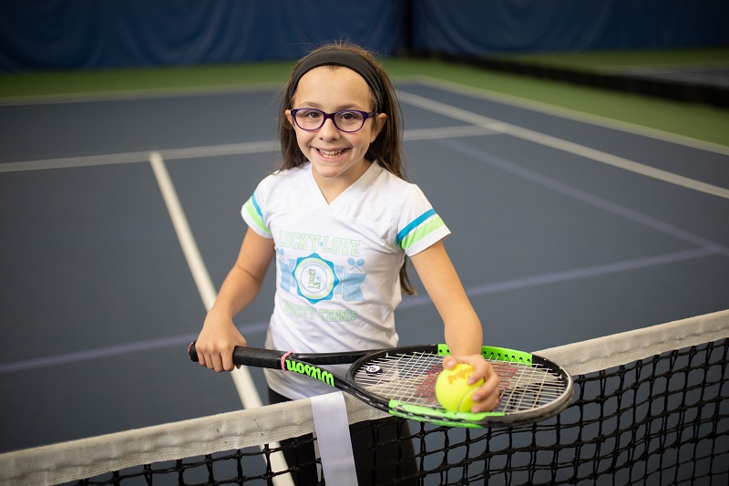 BMSCH child patient back to playing tennis