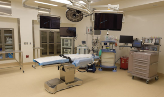 new operating rooms at Clara Maass Medical Center